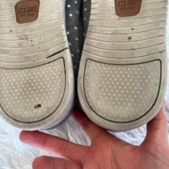 Clae Ellington Textile Polka Dot Sneakers Size 11.5 - Picture 5 of 7